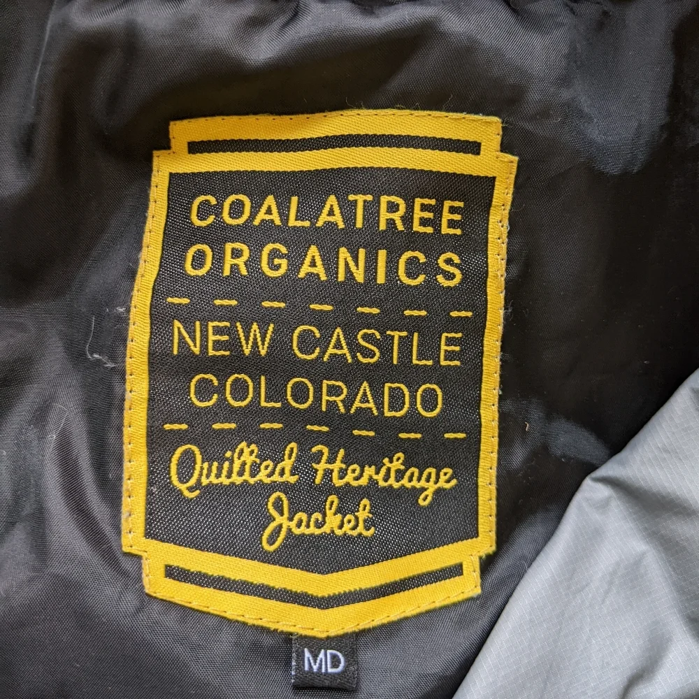 Coalatree Organics The Quilted Heritage Chore Jacket Gray Medium